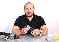 Enseñando cables industriales