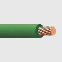 Cable de fuerza TC, 1C-2/0AWG, THHN, 600V, PVC verde, marca Nexans.