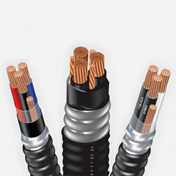 Armadura de cable tipo MC, MC-HL y TECK