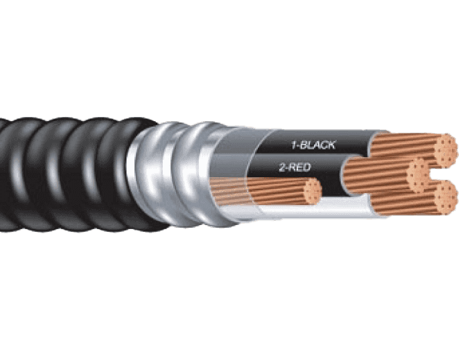 armadura de cable Teck